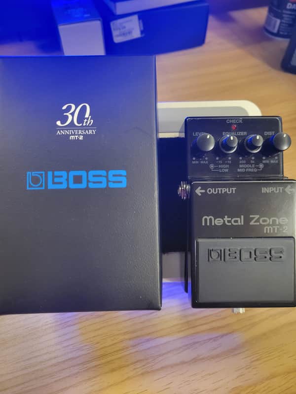 Boss MT-2 30th Anniversary Limited Edition Metal Zone 2021 - Black image 1
