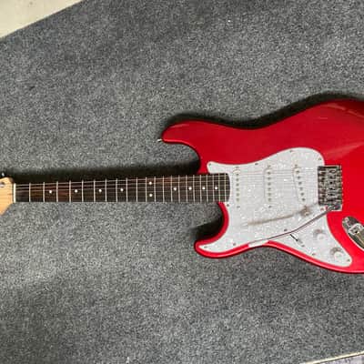 RW'S Lefty Custom Guitars Beautiful Candy apple Red Strat . image 3