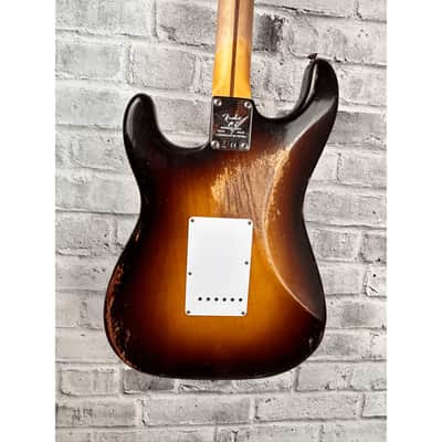 Fender Custom Shop Limited Edition 70th Anniversary 1954 Stratocaster Heavy Relic, Wide-Fade 2-Color Sunburst image 6