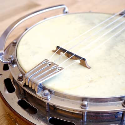 1920s Ludwig Wendell Hall Professional Banjo Ukulele, Vintage Banjolele w/ ohsc image 7