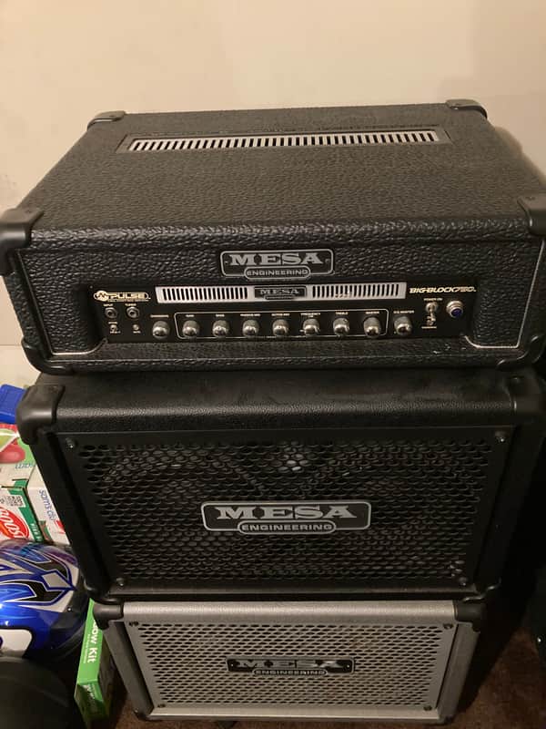 Mesa Boogie Big Block 750 M-Pulse 750-Watt Bass Amp Head 2004 - 2014 - Black image 1