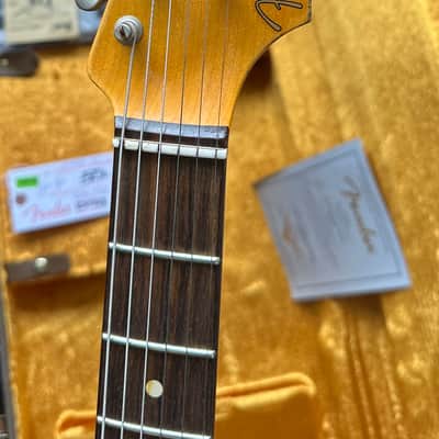 Fender Stratocaster 1962 Heavy Relic Faded Lake Placid Blue over Sunburst image 7