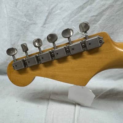 Fender ST-57 ST57 Stratocaster Guitar with Custom-ordered preamp - MIJ Made In Japan 1993 - 1994 - Black / Maple neck image 8