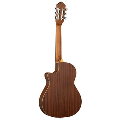 Ortega RCE125-3/4 Family Series Spruce Top Mahogany Neck 3/4 Size Nylon 6-String Classical Acoustic Guitar w/Gig Bag image 7