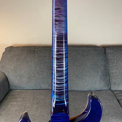2025 PRS Special 22 Wood Library "Quilted 10-Top" Violet Blue Burst ~ w/Figured Maple Neck & Ziricote Fretboard image 7