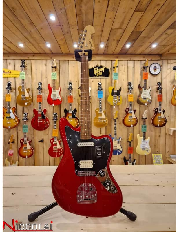 FENDER Player Jaguar PF Candy Apple Red