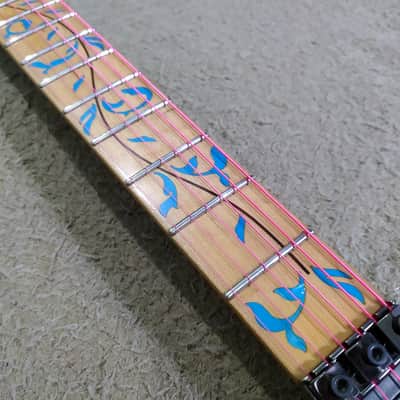 2015 Ibanez JEM77P-BFP Steve Vai Signature Premium - Blue Floral Pattern image 7