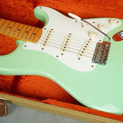 2010 Fender American Vintage ’57 Stratocaster, Surf Green + OHSC image 3