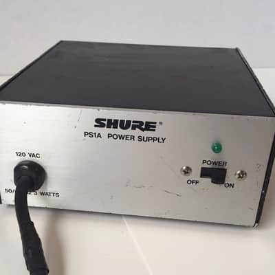 Vintage SHURE PS1A 2 Channel Phantom XLR Power Supply image 1