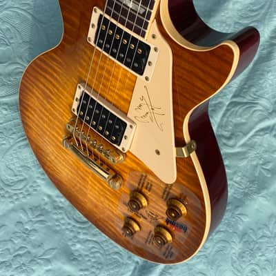 Gibson Jimmy Page Les Paul Signature 1998 - Sunburst Highly figured top image 5