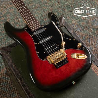 1988 Fender Stratocaster STR-75 Floyd Rose Made in Japan image 6