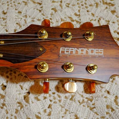 Fernandes Monterey LSA-65 1990s Flame Maple Red image 6