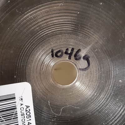 Zildjian 16" A Custom Crash Cymbal 1991 - Present - Brilliant image 12