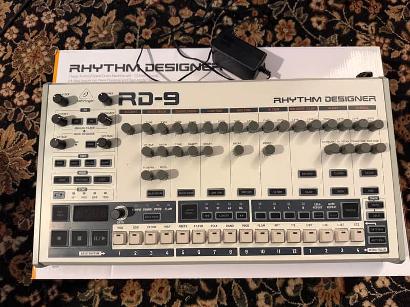 Behringer RD-9 Rhythm Designer 2021 - Present - Silver image 1