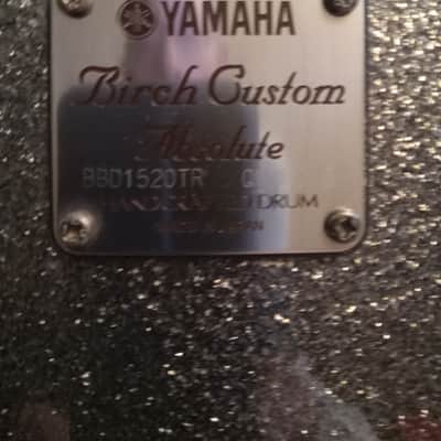 Yamaha Absolute birch noveau 2004 - black sparkle sunburst laquer image 10
