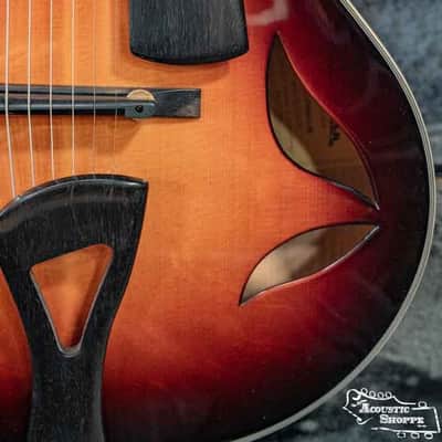 Eastman FV880CE-SB AAA Spruce/Flamed Maple Frank Vignola Signature Sunburst Archtop Guitar w/ Lollar Johnny Smith Pickup #0758 image 2