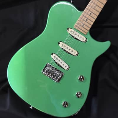 OOPEGG Teressa "Prototype" 12 strings S-S-S w. Fixed Bridge / Lime Green Metallic image 1