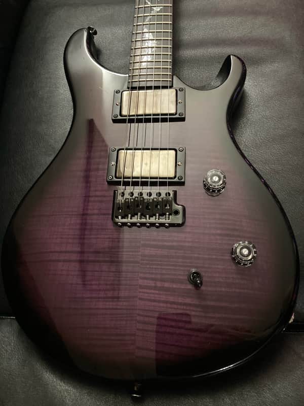 PRS SE Paul Allender Seymour Duncan Dave Mustaine Pickups Ebony Fretboard 2012 Purple Guitar image 1