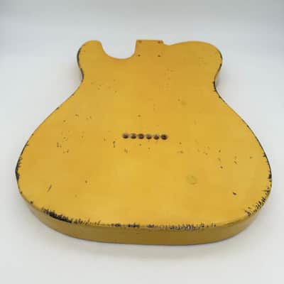 MJT Telecaster Body Relic Nitro Butterscotch Super-Light mjt6714 image 8