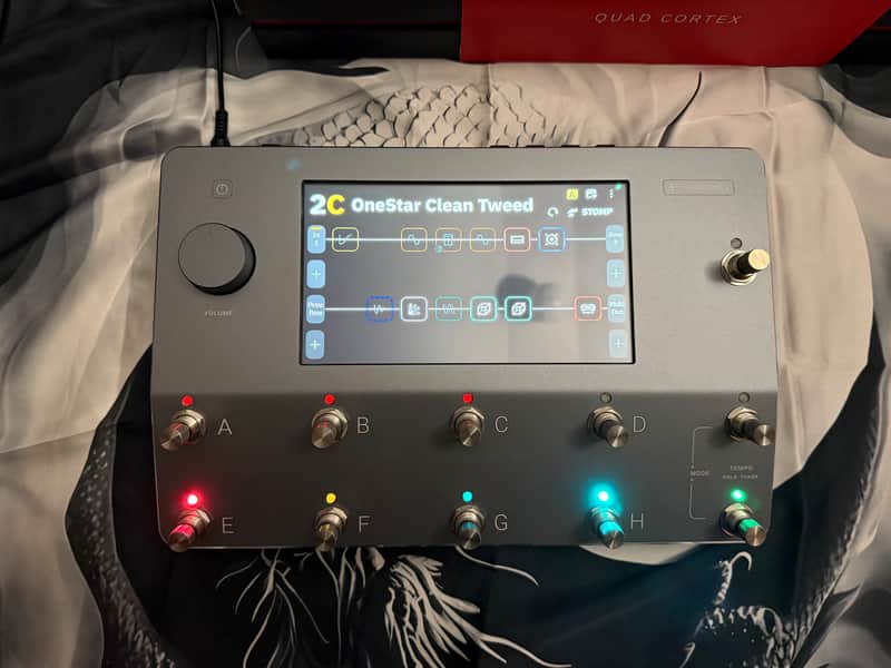 Neural DSP Quad Cortex (2025) Grey w/ Case & Expression Pedal image 1