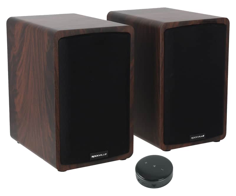 Rockville ELITE-5D 5.25" Bookshelf Speakers w/Bluetooth+Wifi Streaming Receiver image 1