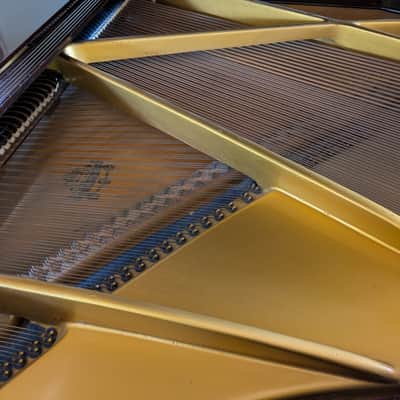 Hopkinson Baby grand acoustic piano, 88 keys 140cms circa 1959  - Dark wood image 3
