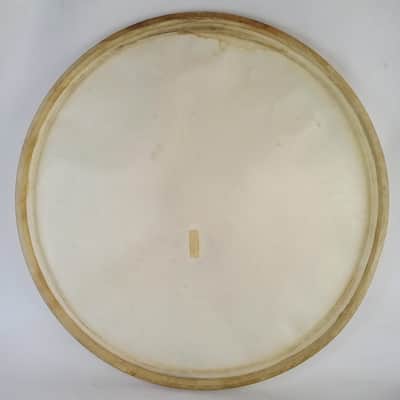 Ludwig 20"Whitecalf Calf Skin Bass Drum Head Vintage 50s Transition Badge Script image 3