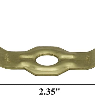 8 Inch Lamp Harp Kit - Regular Weight, Polished Finish | Harp, Finial and Harp Base Set for Table and Floor Lamps (Gold) image 3