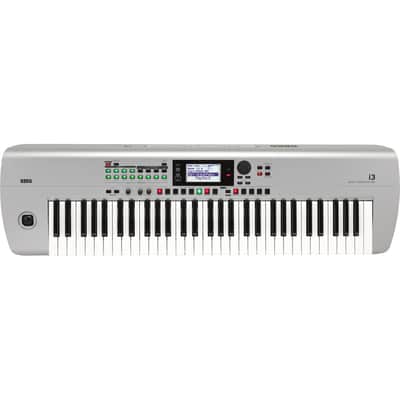 Korg i3 61-Key Arranger Keyboard (Silver)