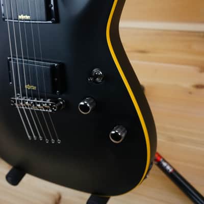 Schecter Demon-6 - Aged Black Satin image 9