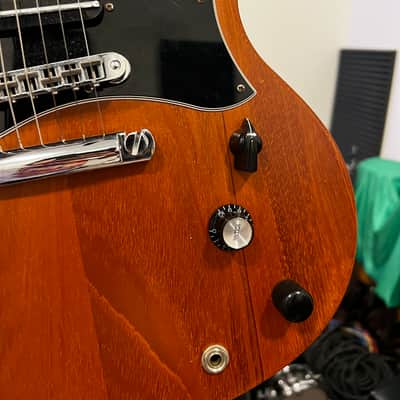 2007 Gibson GOTW SG-3 Special W/OHSC Natural Mahogany Guitar Of The Week Limited Edition image 6