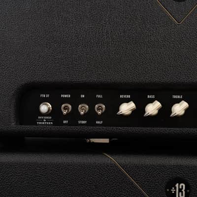 Divided by 13 FTR 37 Head - Black with Matching 2x12F Cabinet image 5