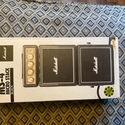 Marshall Micro Stack MS4 2-Watt 2x2" Battery-Powered Guitar Combo 2012 - Present - Black image 7