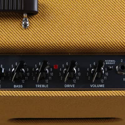 Fender Blues Deluxe Reissue Electric Guitar Amplifier Tweed w Footswtich & Cover image 6