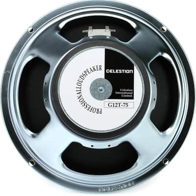 Celestion G12T-75 12 inch 75-watt Replacement Guitar Speaker - 16 Ohm (3-pack) Bundle image 1