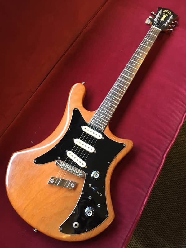 Guild S-70 RARE FINISH Solid Body Electric 1979 Walnut image 1