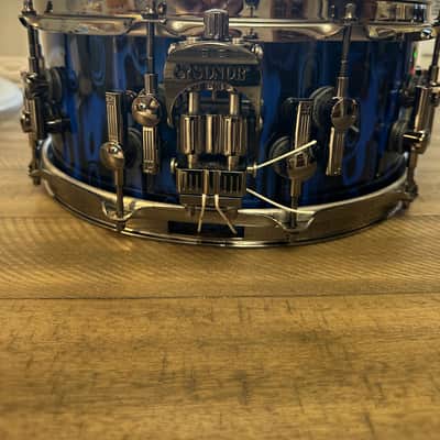 Sonor SQ2 Medium Maple Late 2000 - Blue Tribal image 5