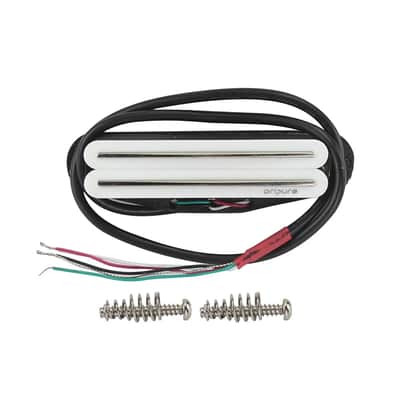 OriPure Hot Dual Rail Humbucker Alnico 5 ST Guitar Pickup 13K for FD ST White image 4
