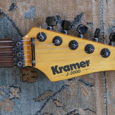 Kramer / ESP J-2000 Pacer Prototype with Kahler 1984 Red image 6