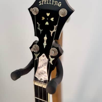 1983 Stelling Sunflower Archtop 5-String Banjo, Raised Head, San Diego image 3