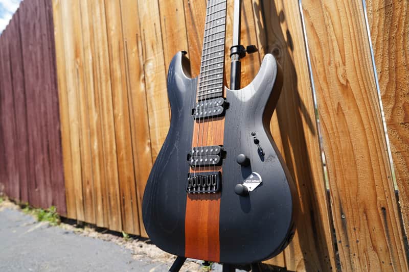 Schecter DIAMOND SERIES C-1 Rob Scallon Satin Dark Roast 6-String Electric Guitar 2023 Model Closeout image 1