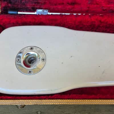 Vintage 1957 Fender Studio Deluxe Six Lap Steel Guitar w/ Original Tweed Hardshell Case, Legs! image 13