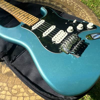 2019 Fender player Stratocaster Tidepool Blue HSS Floyd Rose image 6