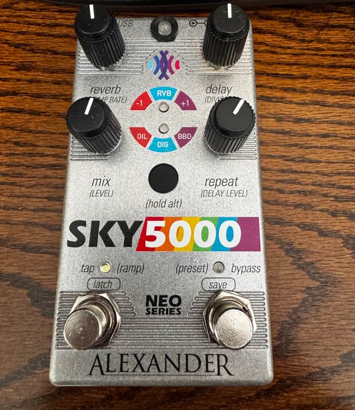 Alexander Pedals Sky 5000 Neo Series Delay | Reverb