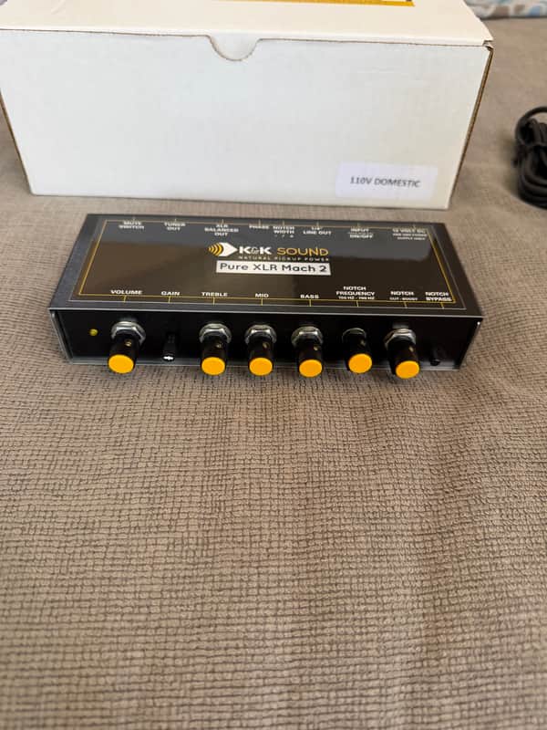K&K Sound Pure XLR Mach 2 - Black image 1