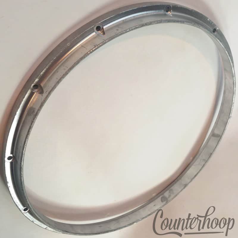 Pearl 14" Die-Cast 12Lug Snare Drum Batter Rim/Hoop Marching Japan Heavy 1lb12oz image 1
