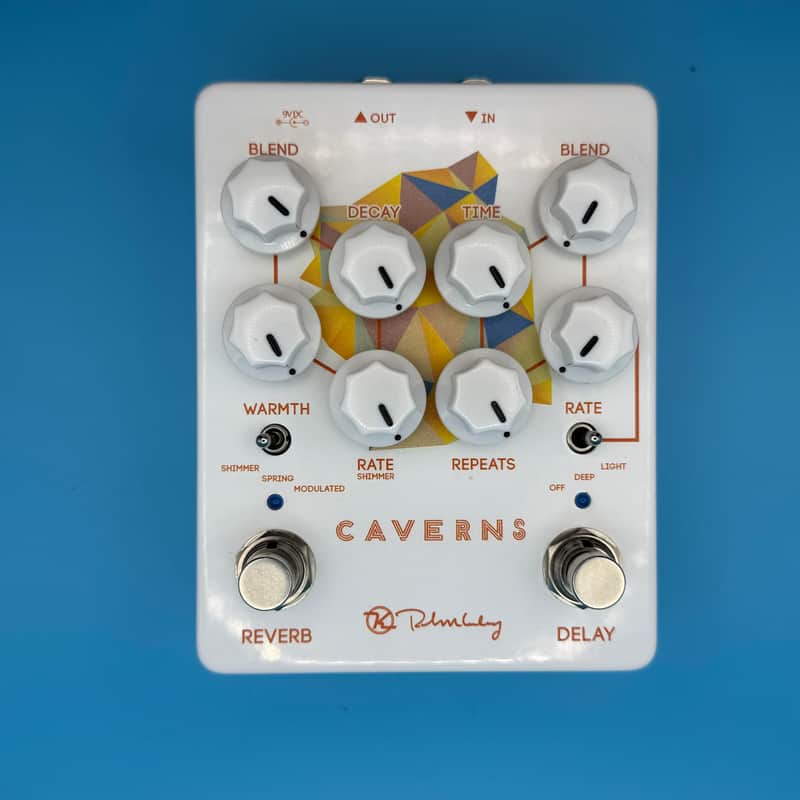 🦇 Keeley Caverns Reverb / Delay V2 2017 - Present - White image 1