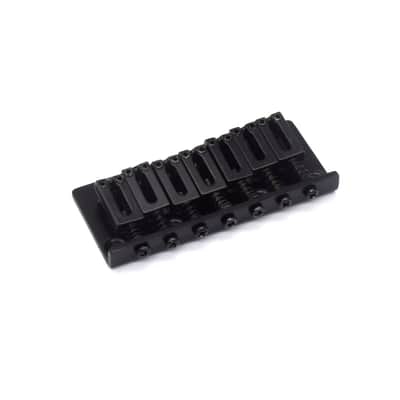 KD By AxLabs 7-String Hardtail Bridge - String-Through-Body, 10.5 mm Spacing - Satin Black image 1