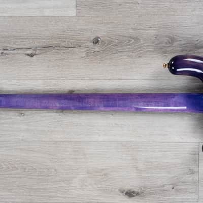 Spector USA NS-2 Bass, Quilt Maple over Reclaimed Redwood, Ultra Violet image 7