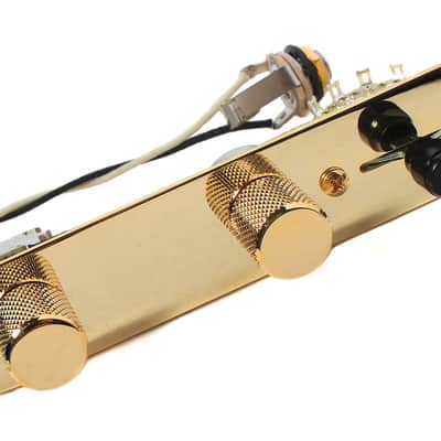 920D Custom Shop T7W-G Nashville Tele 7-Way Control Plate Loaded w/ CTS Pots, CRL Switch